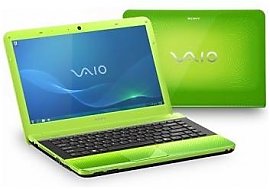 Notebook Sony VPC - EA1S1E / G zielony