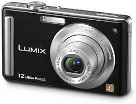 Aparat kompaktowy Panasonic DMC FS 25 EP  K czarny