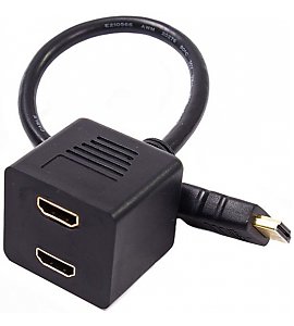 Kabel HDMI Vivanco Rozdzielacz HDMI 1/2 24K [K714]