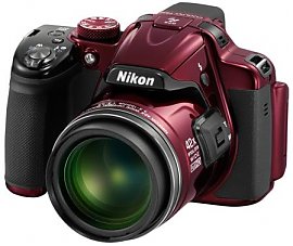 Lustrzanka cyfrowa Nikon COOLPIX P520 czerwony