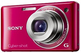 Aparat kompaktowy Sony DSC - W 380 R�owy
