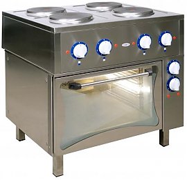 Trzon elektryczny 4-pytowy z piekarnikiem elektrycznym 13,7kW KE 47/PKE-1