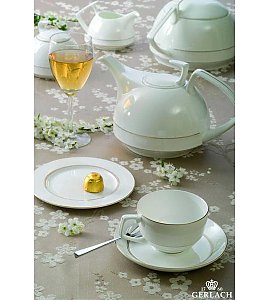 Zestaw porcelanowy Gerlach Zestaw do herbaty 12/39 - Elisa Gold