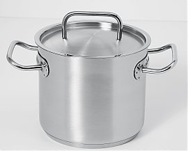 Garnek Hendi KITCHEN LINE - wysoki z pokrywką 9 litrów 837306