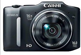 Aparat kompaktowy Canon SX160IS czarny