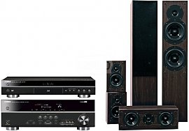 Kino domowe Yamaha RXV-371CZ+ BDS671CZ+ ONYX100 ORZECH