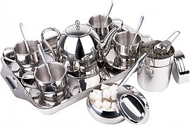 Zestaw garnk�w Vinzer Serwis kawowy 21 elem.  69175