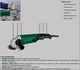 Szlifierka ktowa DWT WS 10-115 T 