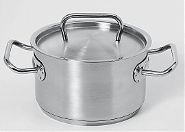 Garnek Hendi KITCHEN LINE - średni z pokrywką 1, 7 litra 836 101