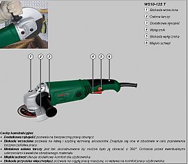 Szlifierka k�towa DWT WS 10-125 T