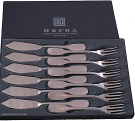 Sztućce Hefra SZTUĆCE DO RYB - Model Spaten - 12szt.- mod.42