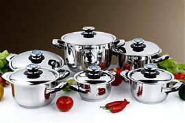 Zestaw garnk�w Solingen SENATOR 12 ELEM. - 204