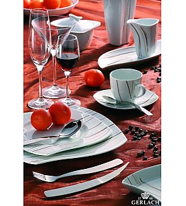 Zestaw porcelanowy Gerlach Zestaw obiadowy 12/46 - Swing