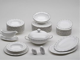 Zestaw porcelanowy Gerlach Zestaw do herbaty 12/41 - Viva Italia Silver