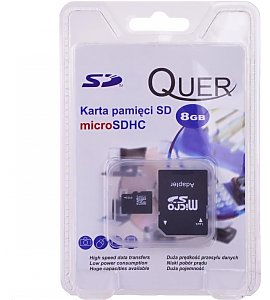 Karta pamici Quer  micro SDHC 8GB PLY1187