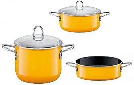Zestaw garnk�w Silit Crazy Yellow 3cz.