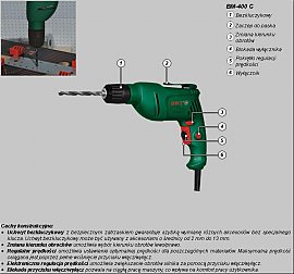 Wiertarka DWT BM-400 C