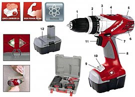 Wiertarko-wkr�tarka Einhell RT-CD 14,4/1 RED LINE