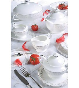 Zestaw porcelanowy Gerlach Zestaw obiadowy 12/46 - Viva Italia Gold