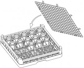 Zmywarka gastronomiczna Kratka zabezpieczajca przed wypadaniem naczy PK1