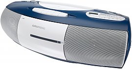 Radiomagnetofon CD Grundig GRUNDIG 1350 RRCD MP3 SREBRNO-NIEB.