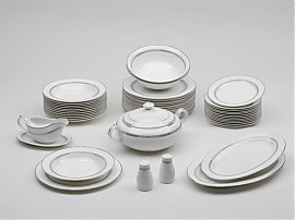Zestaw porcelanowy Gerlach Ariadna - serwis obiadowy dla 12 osób