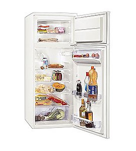 Lod�wka z g�rnym zamra�alnikiem Zanussi ZRT 324 W