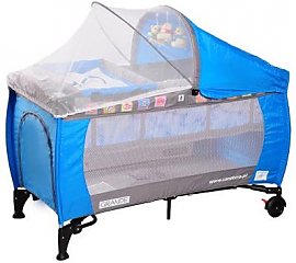 Łóżeczko turystyczne Caretero GRANDE BLUE