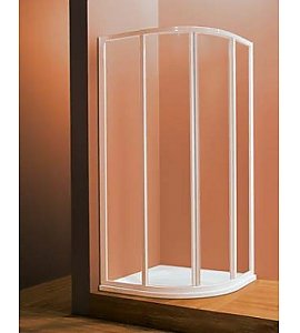 Kabina natryskowa Ravak Supernova SKCP4-90 biała+transparent