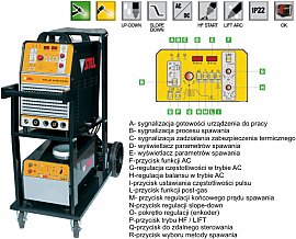 Spawara inwertorowa Aspa TiG - uP353H AC/DC