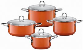 Zestaw garnków Silit Wild Orange 4 częściowy