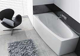 Wanna Aquaform SIMI 160x80 asymetryczna LEWA