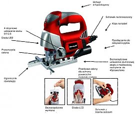 Wyrzynarka Einhell RT-JS 85 RED LINE 