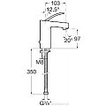 Bateria umywalkowa Roca Moai A5A3146COO