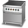Kuchnia elektryczna gastronomiczna Lozamet z płytą ceramiczną 4-polową z piekarnikiem elektrycznym L900.KEC4 PET